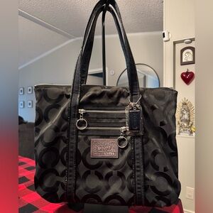 Coach Poppy Op art tote bag